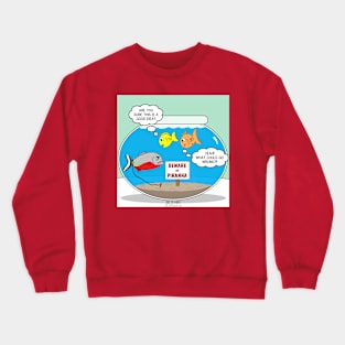 Piranha Guard Fish Crewneck Sweatshirt